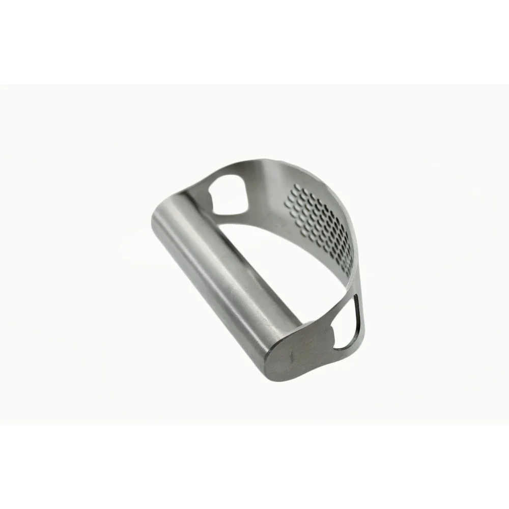 Stainless‎ Steel Garlic Press Rocker Manual Mincer Ginger Crusher